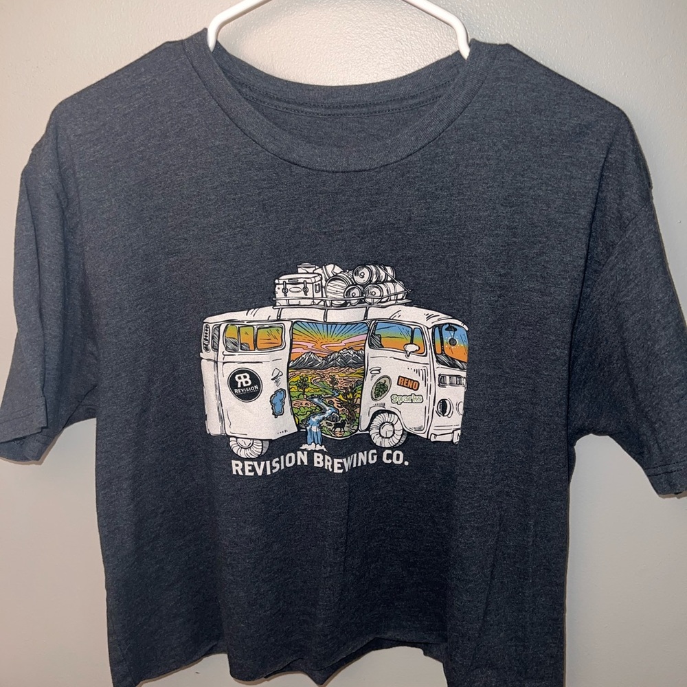 Gray graphic t-shirt